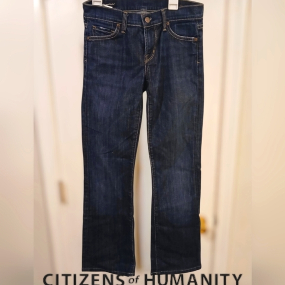 Citizens of Humanity Dark Blue Kelly 001 Stretch Y2K Style Jeans Size 25